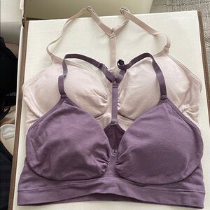 Yummie by Heather Thomson Purple and Pink Bras